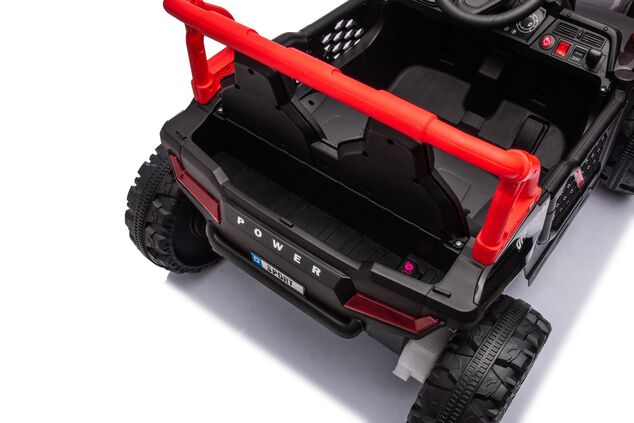 Elektrické autíčko UTV Small 12V, čierne, Pohon zadných kolies, 12V batéria