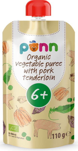 SALVEST Ponn BIO Bravčová panenka so zeleninovým pyré (110 g)