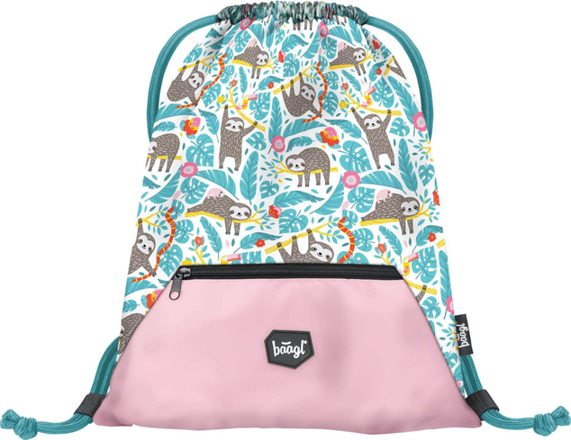 BAAGL SET 3 Zippy Perezoso: mochila, estuche, bolsa