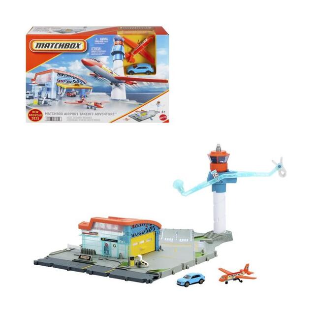 Ensemble de jeu d'aéroport Matchbox