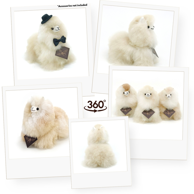 INKARI Jucărie de pluș Alpaca Mini Sahara 15cm