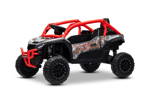 Elektrické autíčko Kawasaki TERYX KRX 1000 12V, červené, jednomiestne, odpružená zadná náp
