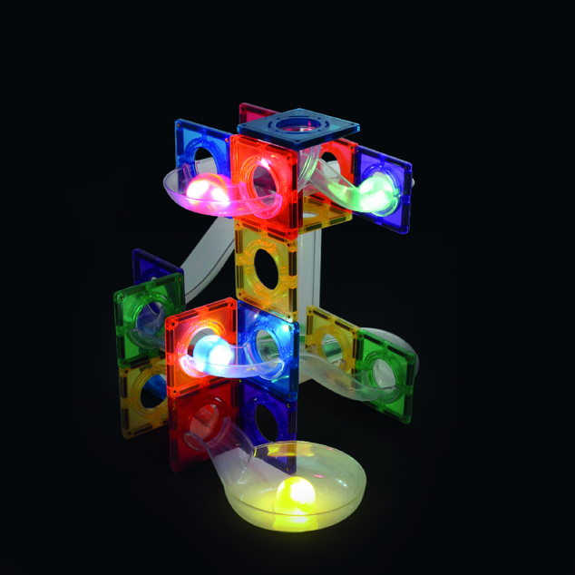 Cleverclixx Golyópálya Dazzling Lights Pack Intense – 100 db