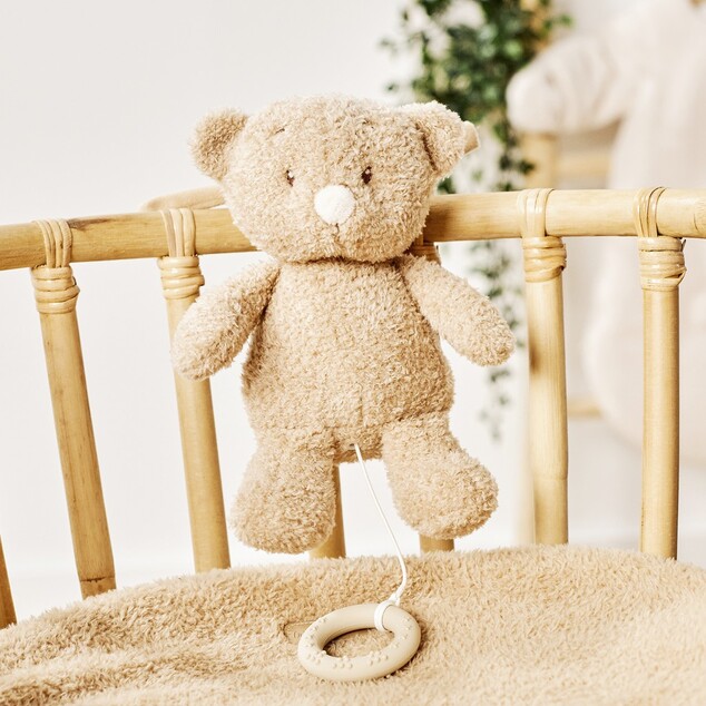 NATTOU Hračka plyšová hudobná Teddy medvedík 24 cm