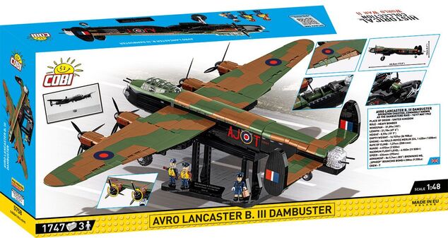 Cobi Avro Lancaster B III  Dambuster, 1:48, 1795 k, 3 f EXECUTIVE