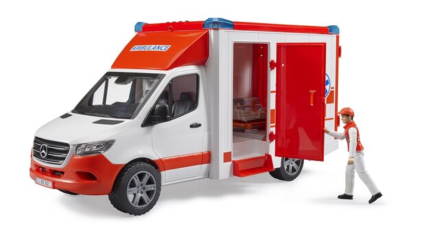 Bruder MB Sprinter sanitka s vodičom