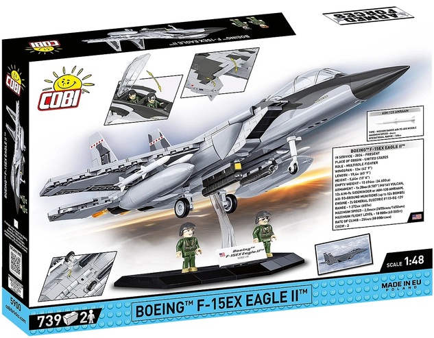Cobi Streitkräfte Boeing F-15EX Eagle II, 1:48, 743 k, 2 f