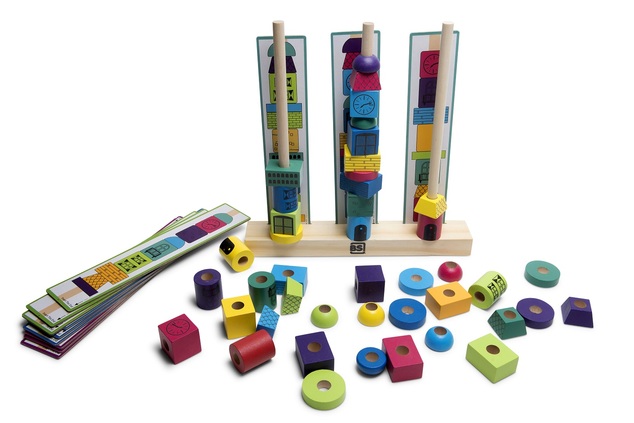 BS Toys Logická hra - staviame veže