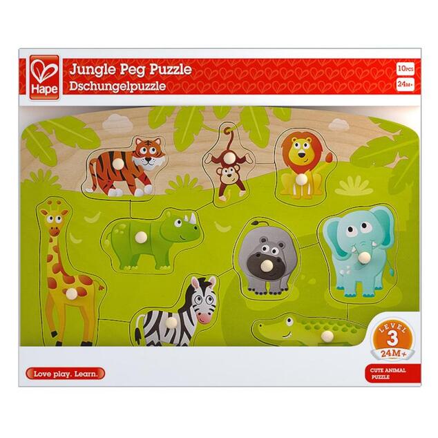 Hape Puzzle na doske - Džungľa