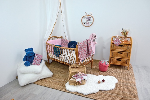 Doudou Plyšová detská deka Boh'aime 70 x100 cm ružová
