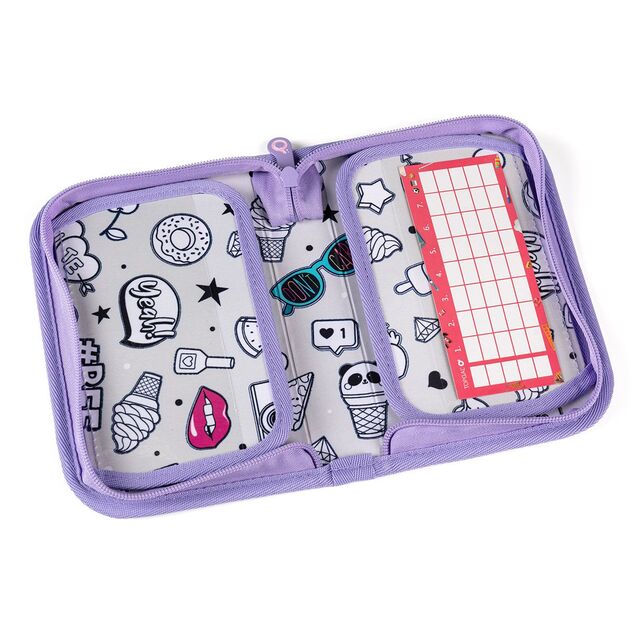Astuccio scolastico a doppio scomparto Topgal PENN 25073