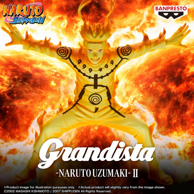 Bandai Naruto Shippuden grandista-Naruto Uzumaki-II