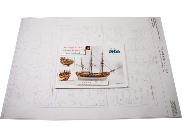 Vanguard Models Duchess of Kingston 1778 1:64 kit