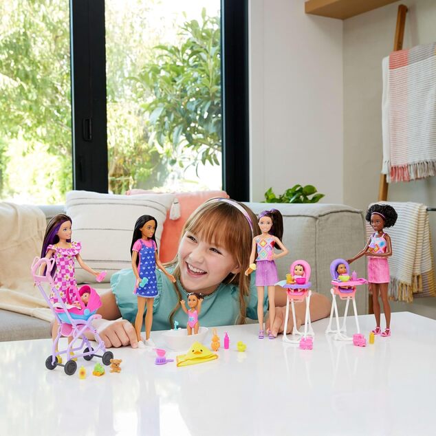 Mattel Barbie® Skipper™ BABYSITTERS pestúnka s kočíkom