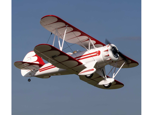 E-flite Waco 0.55m SAFE Select BNF Basic biele