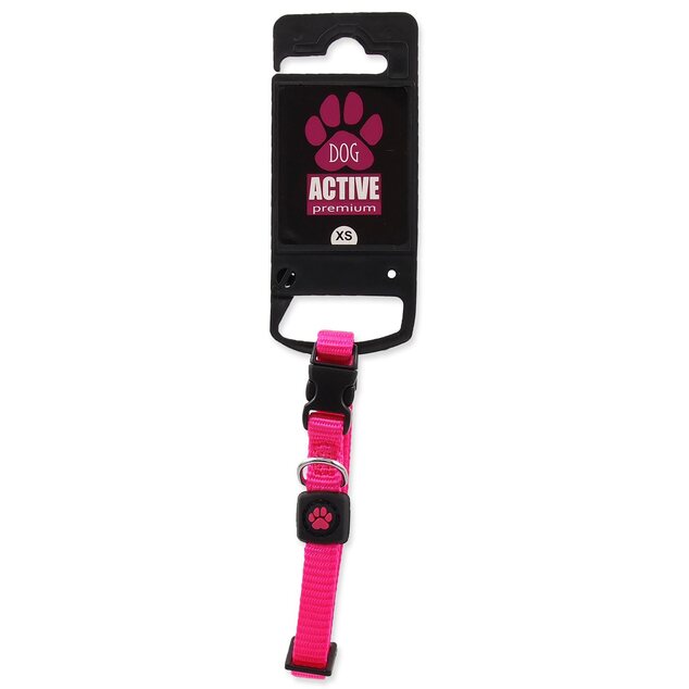 Obojok Active Dog Premium XS ružový 1x21-30cm