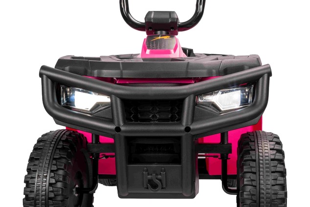 Licencovaná elektrická štvorkolka Arctic Cat 12V so zadným pohonom, ružová, LED svetlá, Lí