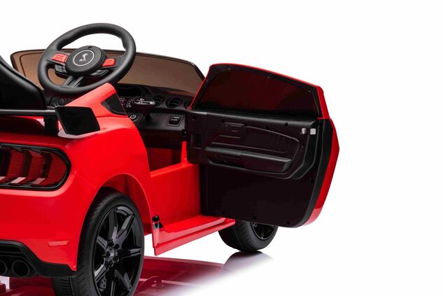 Elektrické autíčko Ford Shelby Mustang GT 500 Cobra, čierne, 2,4 GHz diaľkové ovládanie
