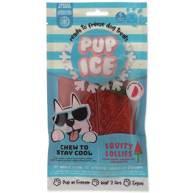 Snack Pup Ice mit Wassermelone 3 Stück 90g