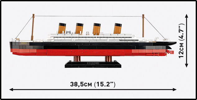 Cobi 1687 R.M.S. Olympic, 1:700, 595 k