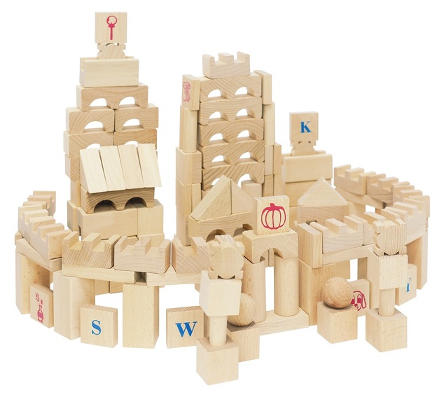 2Kids Toys Kocky prírodné XL 220 ks