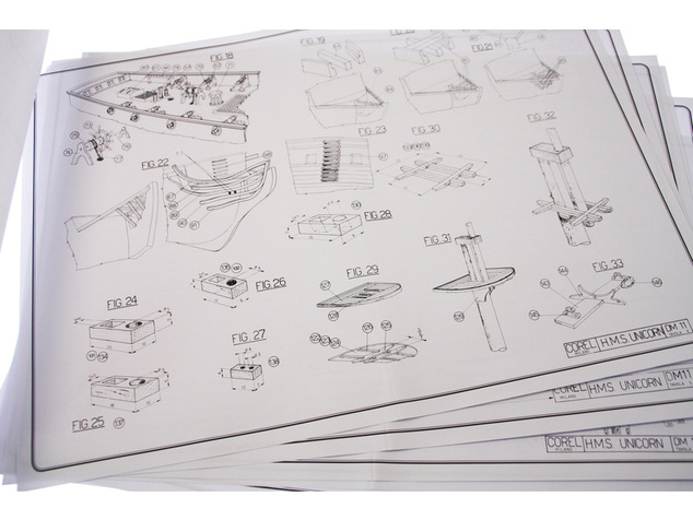 Corel HMS Unicorn 1:75 kit