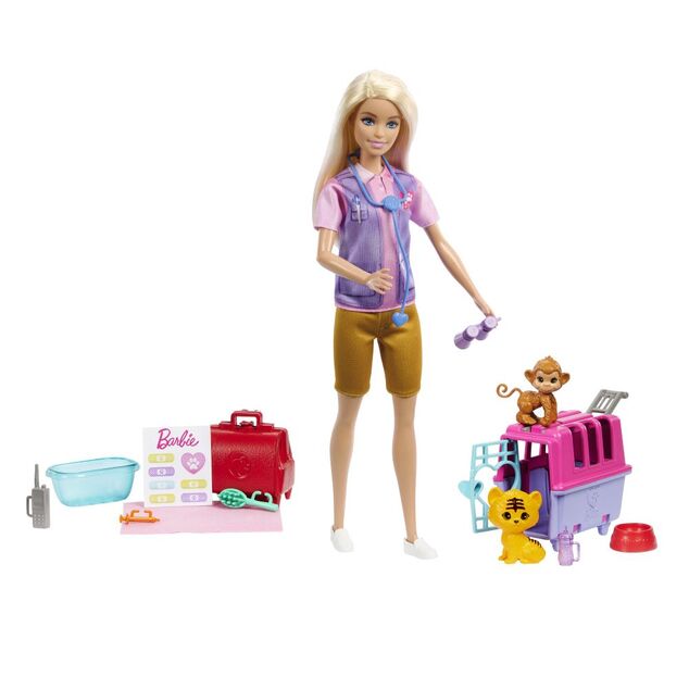 Mattel Barbie Bábika zachraňuje zvieratá - blondínka