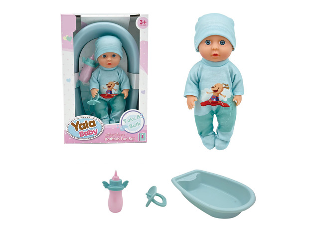 Bábätko s vaničkou modré 20cm