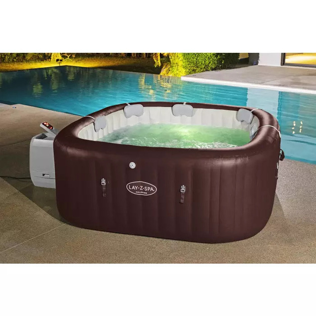 Bestway 6001U Jacuzzi LAY-Z-SPA® Maldives HydroJet Pro para 7 personas (Ahorro de energía) 201x80cm