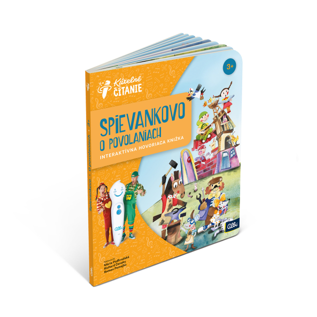Albi Kúzelné čítanie Kniha Spievankovo: O povolaniach