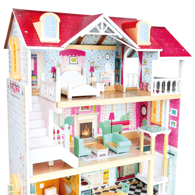 Bino Puppenhaus, dreistöckig