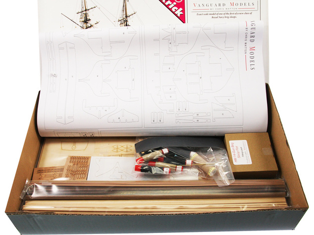 Vanguard Models HMS Flirt 1782 1:64 kit