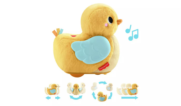 Mattel Fisher Price Rață de îmbrățișat și târât 4 în 1