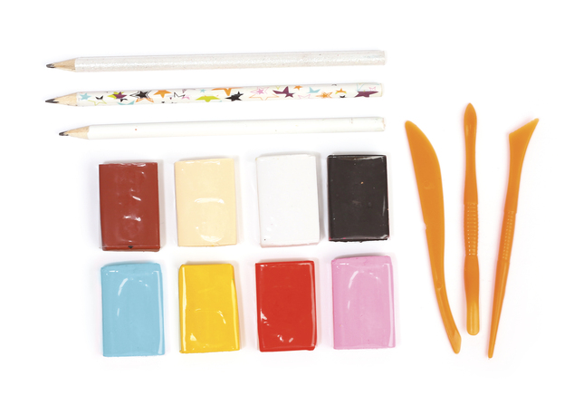 GRAINE CREATIVE Kreativni set za izdelavo Gumijastih glavic za svinčnike Food
