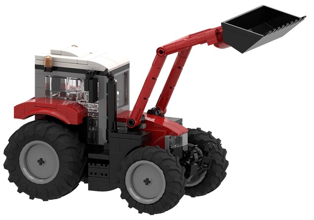 BRIXIES Plus 222.775 Massey Ferguson 5S – traktor s čelným nakladačom, 269 k