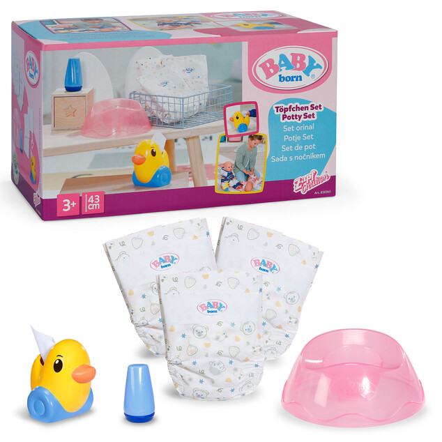 Zapf Creation BABY Born Sada s nočníkom