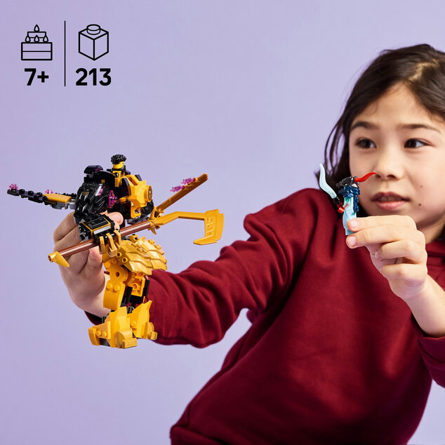 LEGO® NINJAGO® 71839 Arin und der Spinjitzu-Kampfroboter