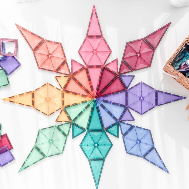 CONNETIX® Pastel Geometry Pack magnetická stavebnica 40 ks
