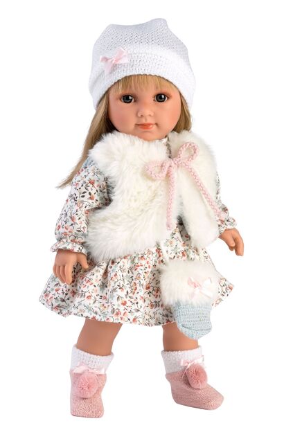 Llorens 535E ELENA - realistická bábika s mäkkým látkovým telom - 35 cm