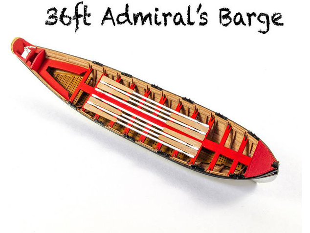 Vanguard Models admirálsky čln 36" 1:64 kit
