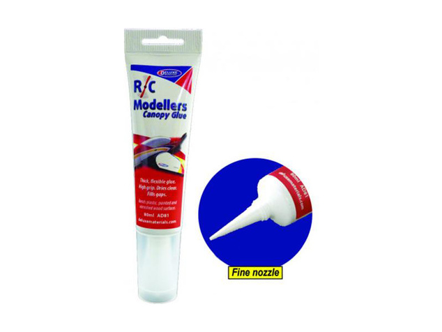 RC Modeller's lepidlo na kabíny, drevo, plasty v tube 80ml
