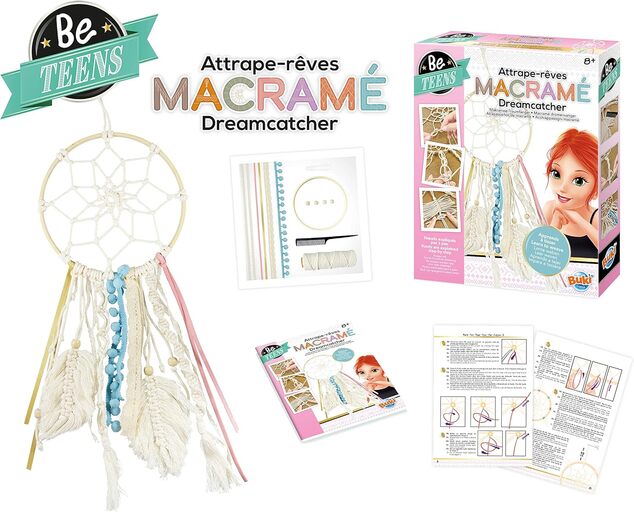 Kreativní sada Macramé Lapač snů - DELUXE
