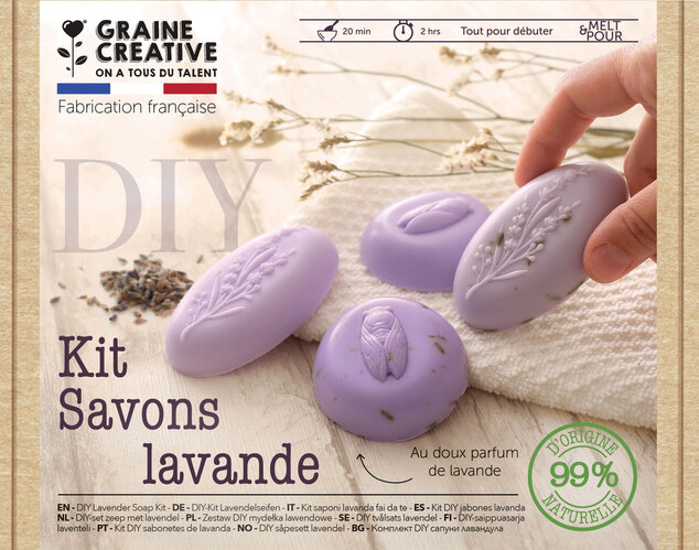 GRAINE CREATIVE Kreativni set za izdelavo mil Sivka
