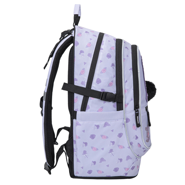 BAAGL SET 5 Core Kuromi Sweet One: Rucksack, Federmäppchen, Beutel, Gürteltasche, Laptop-Hülle GR