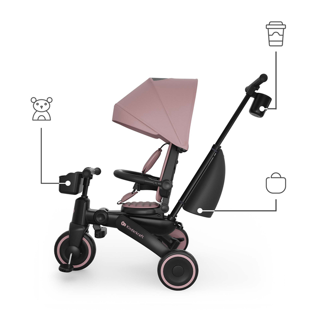 KINDERKRAFT Trojkolka Jazz 3 Pink, 9m+