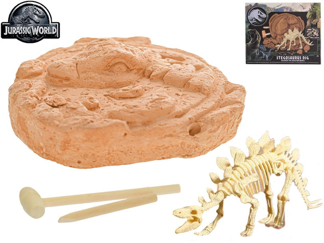 Jurassic World ensemble sculptez votre squelette de Stégosaure avec accessoires