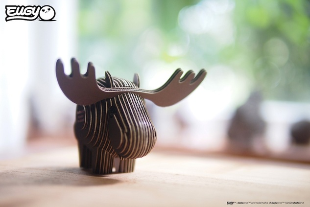 EUGY Los 3D puzzle di cartone