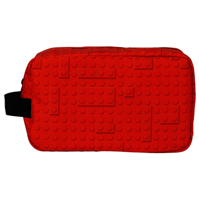 LEGO Brick Dots Red - borsa cosmetica con manico laterale