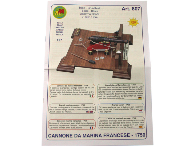 Mantua Model Francúzsky kanón 1:17 kit
