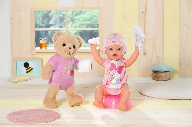 Baby Born Medvedík, ružové oblečenie